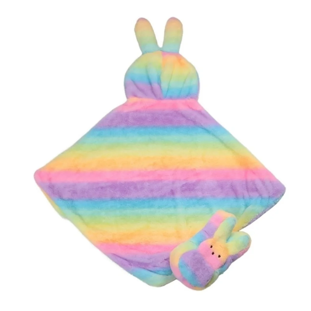 NWT Easter Peeps Wearable Hooded Blanket Fuzzy Super Soft Warm Cozy Plush